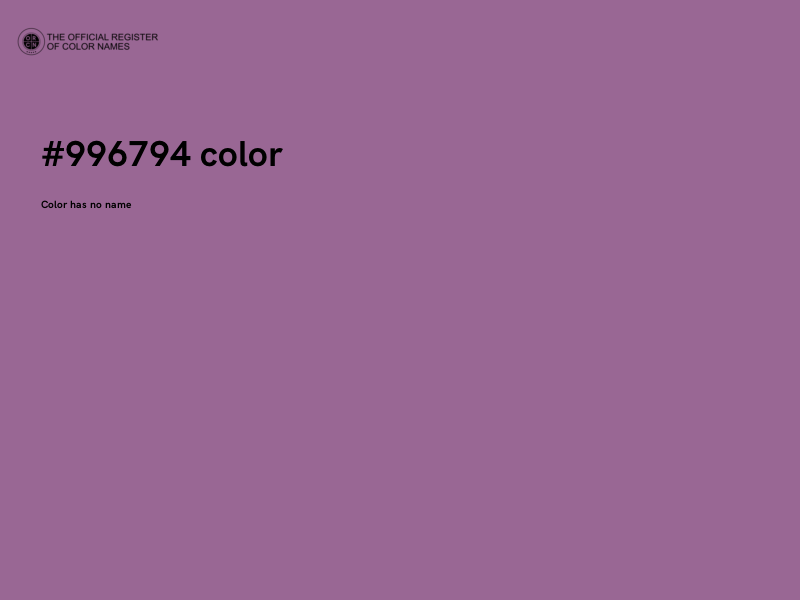 #996794 color image