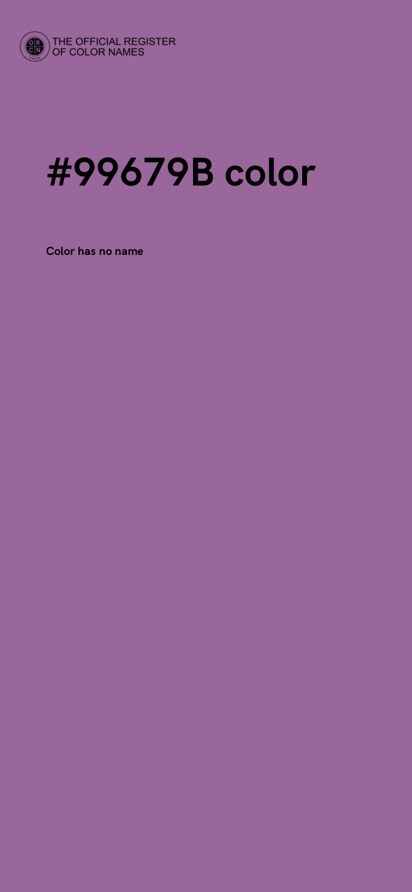#99679B color image