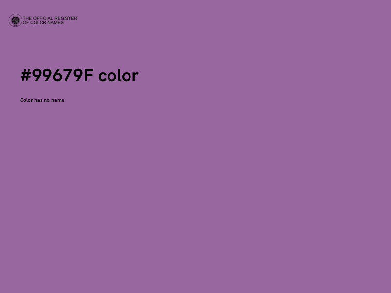#99679F color image