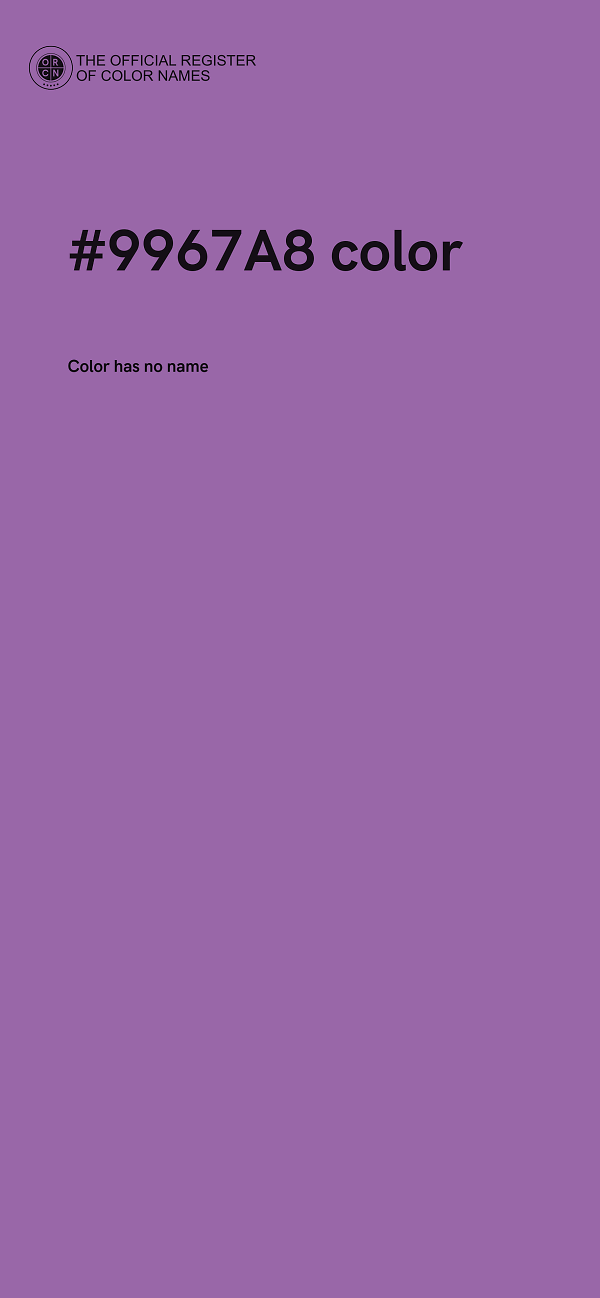 #9967A8 color image