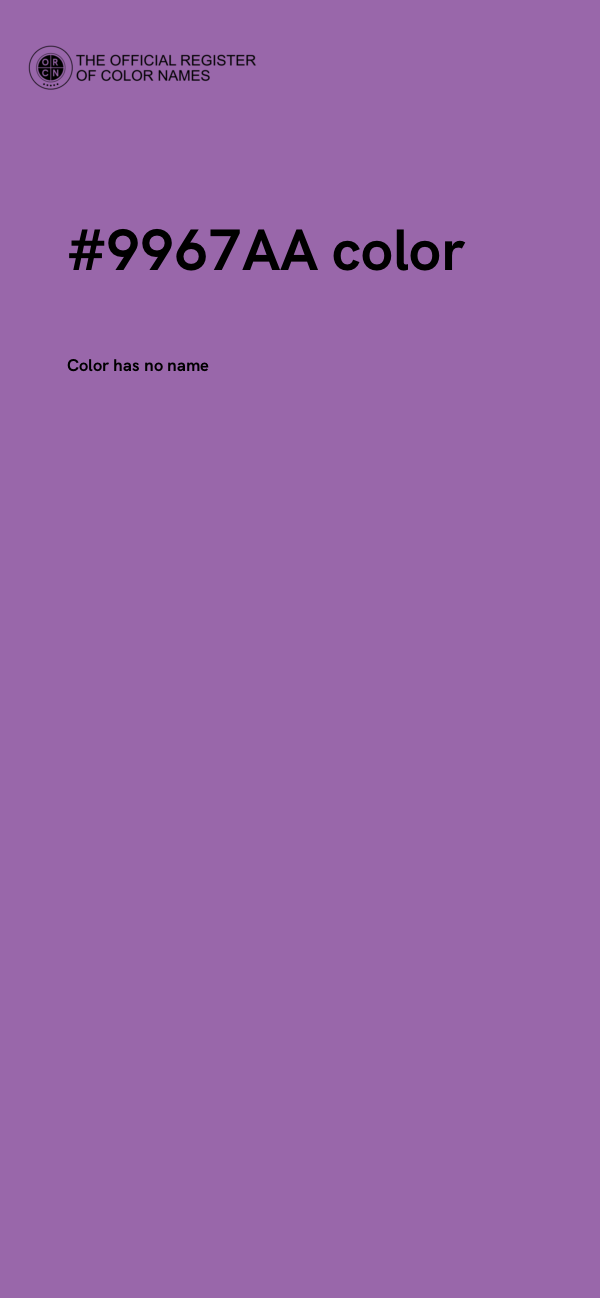 #9967AA color image