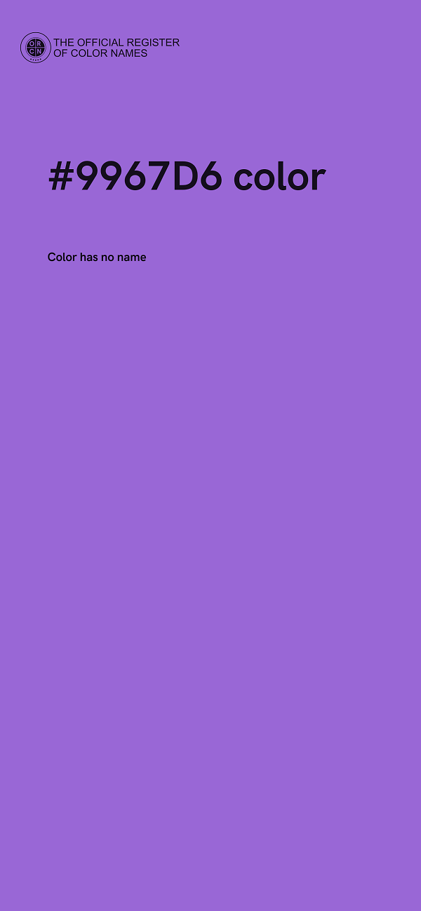 #9967D6 color image