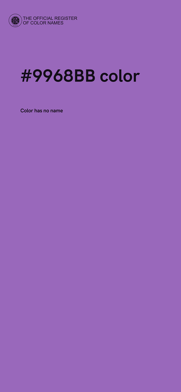 #9968BB color image