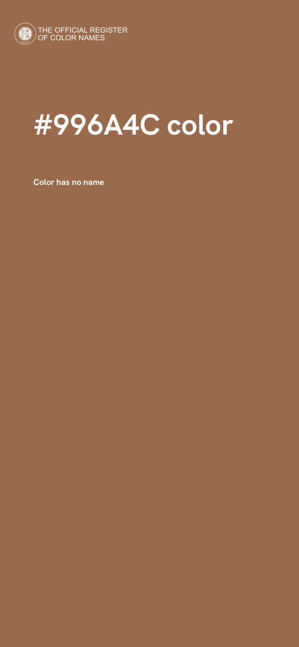 #996A4C color image