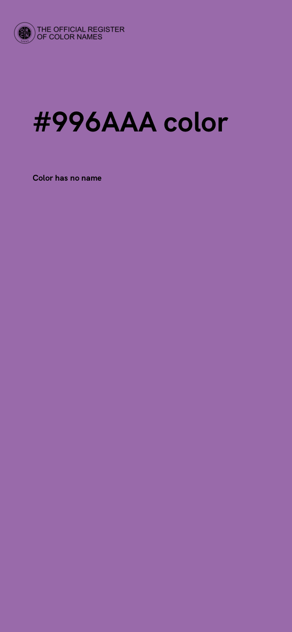 #996AAA color image