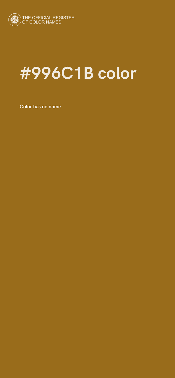 #996C1B color image