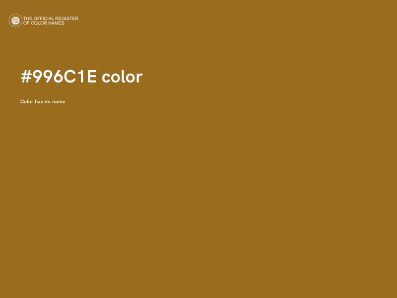#996C1E color image