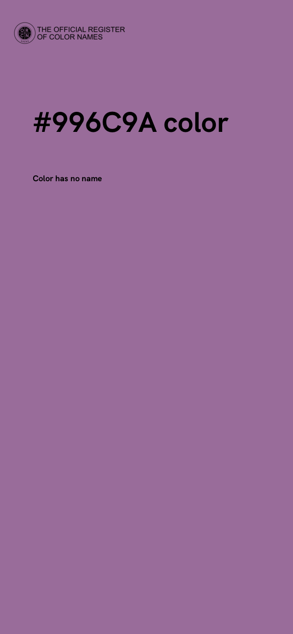 #996C9A color image