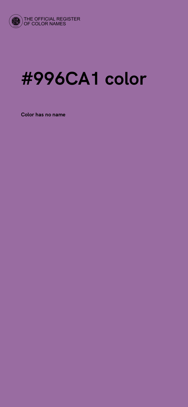 #996CA1 color image