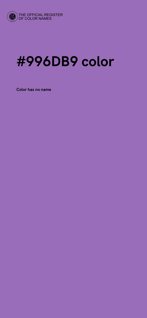 #996DB9 color image