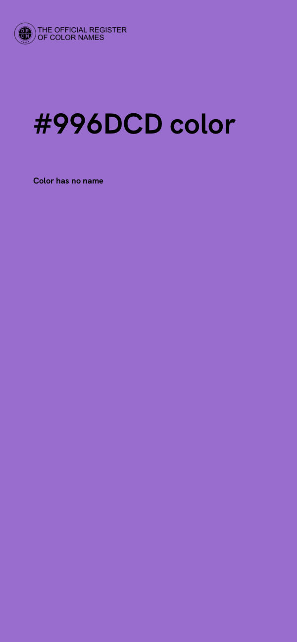 #996DCD color image