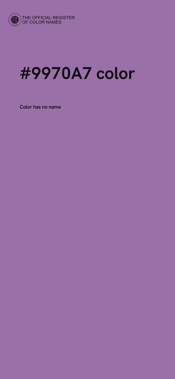 #9970A7 color image
