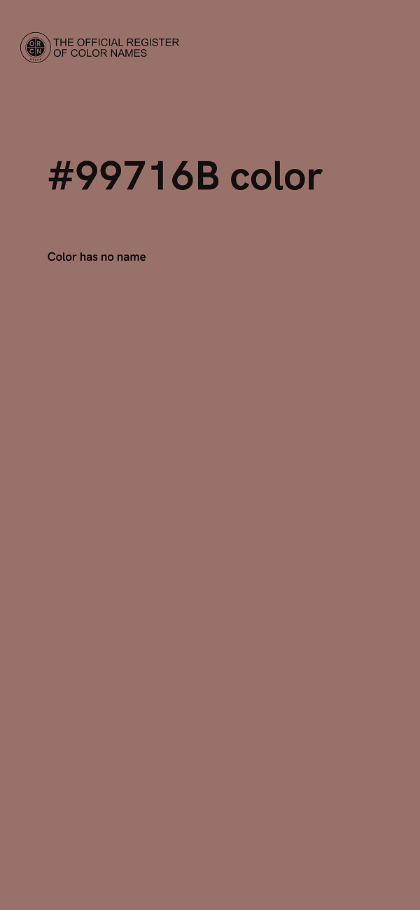 #99716B color image