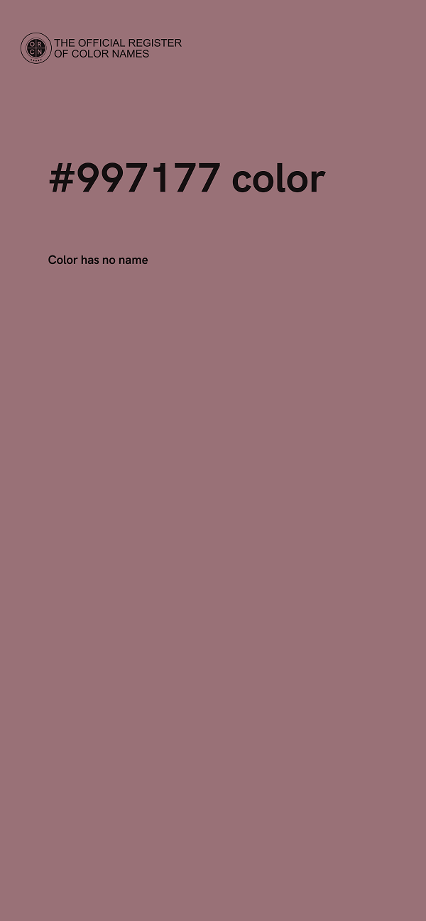 #997177 color image
