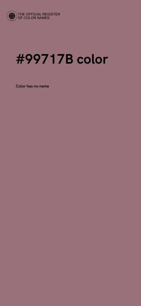 #99717B color image