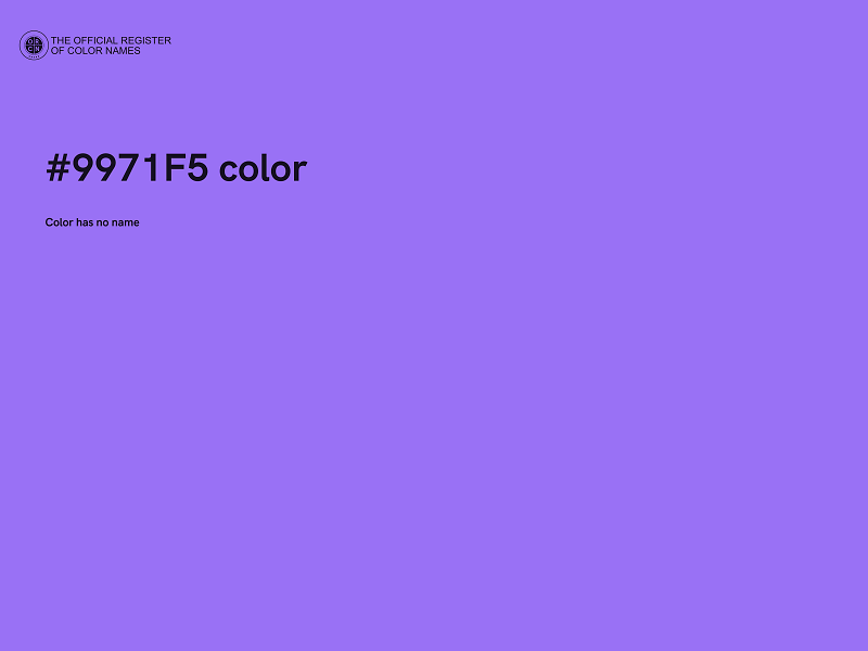 #9971F5 color image
