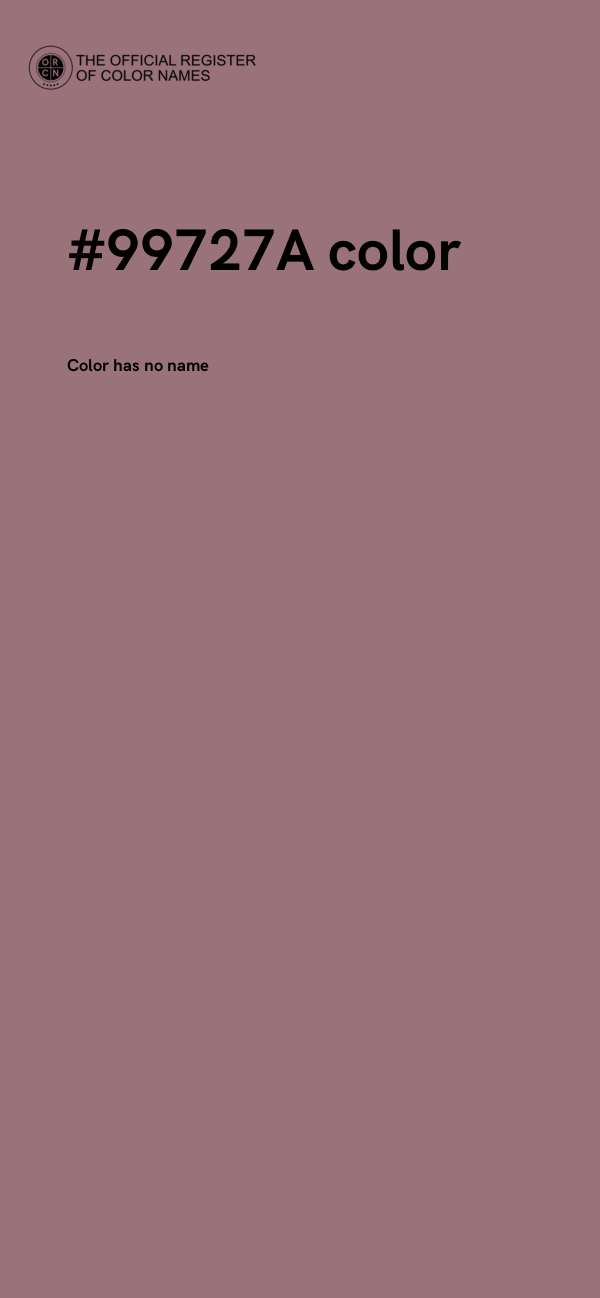 #99727A color image