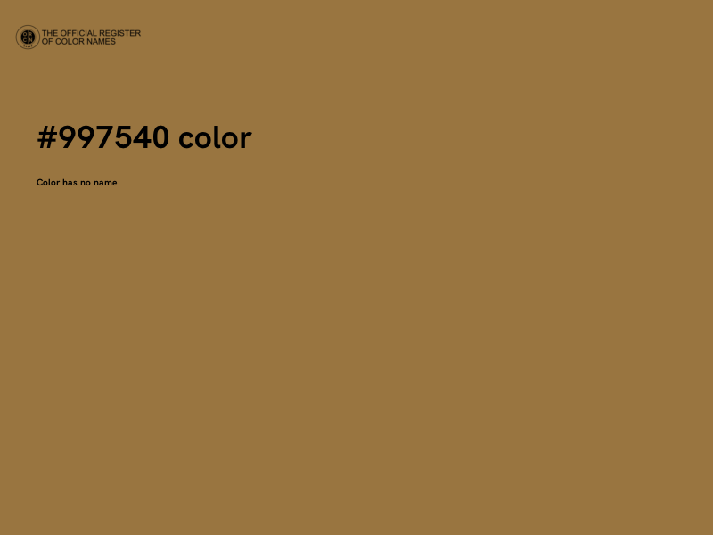 #997540 color image