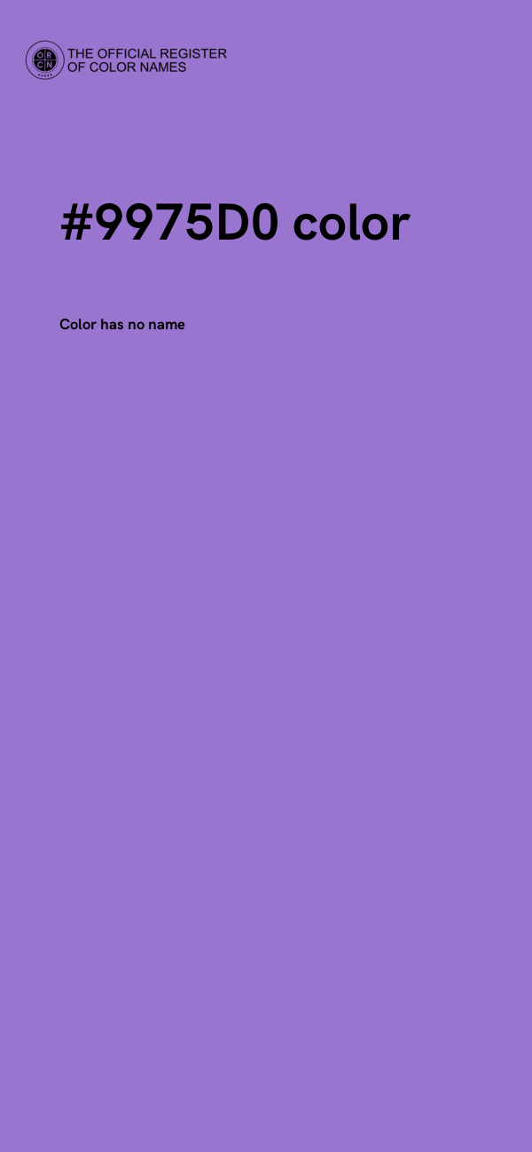 #9975D0 color image