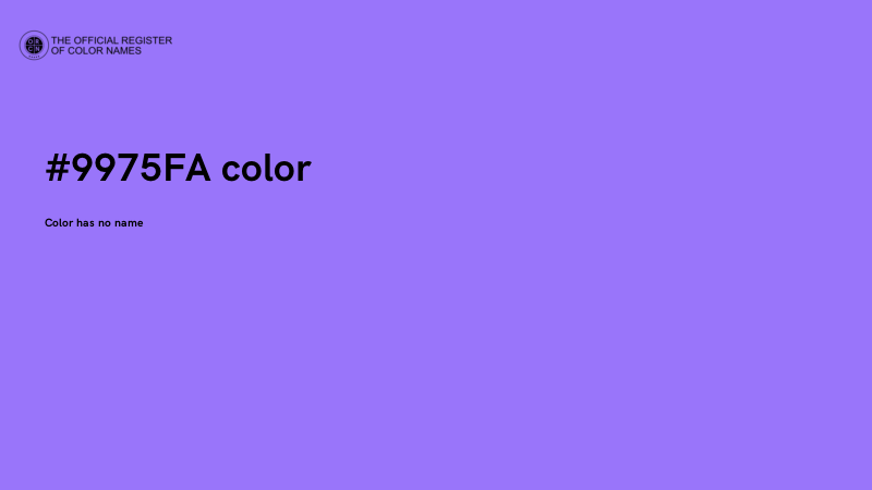 #9975FA color image