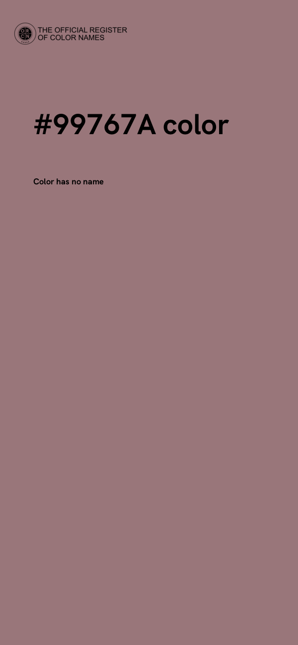 #99767A color image