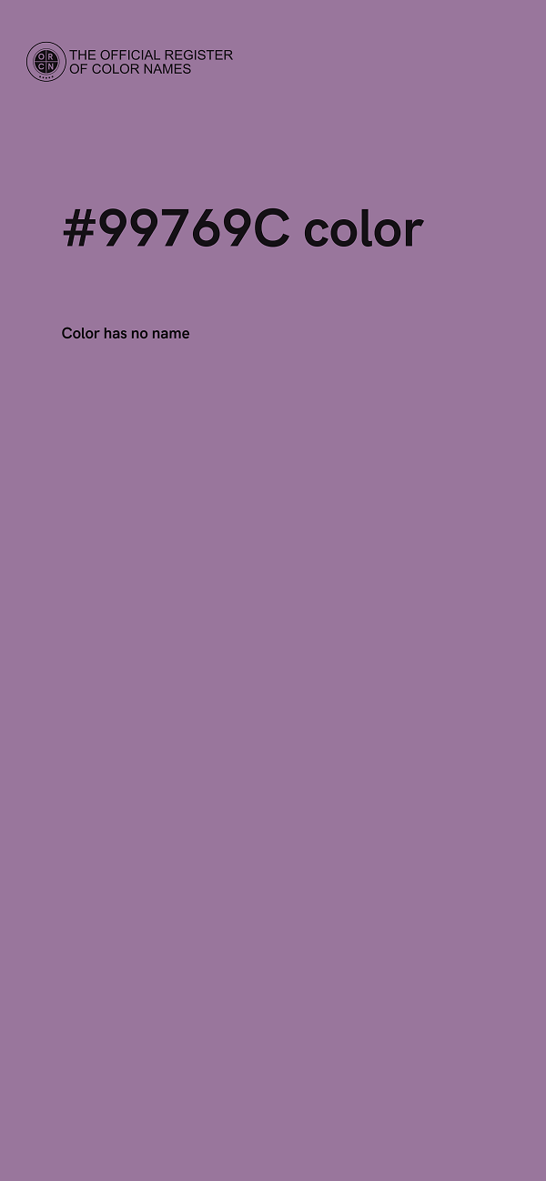#99769C color image
