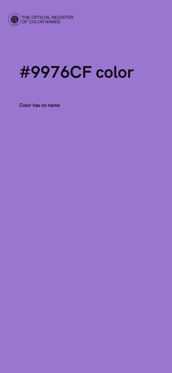 #9976CF color image