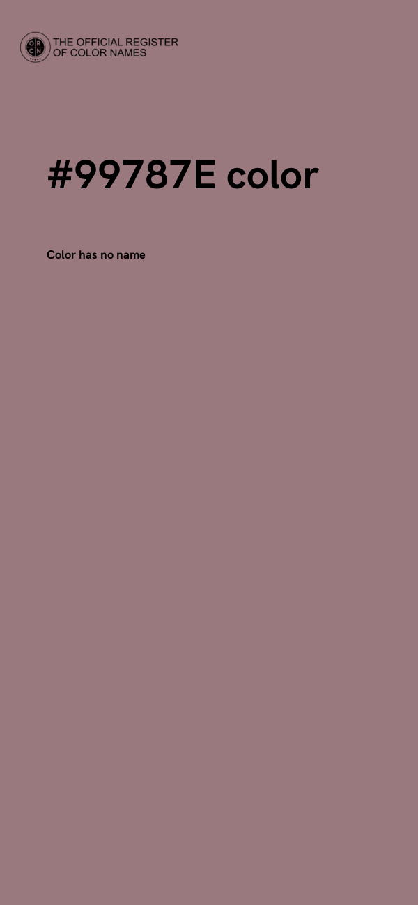 #99787E color image