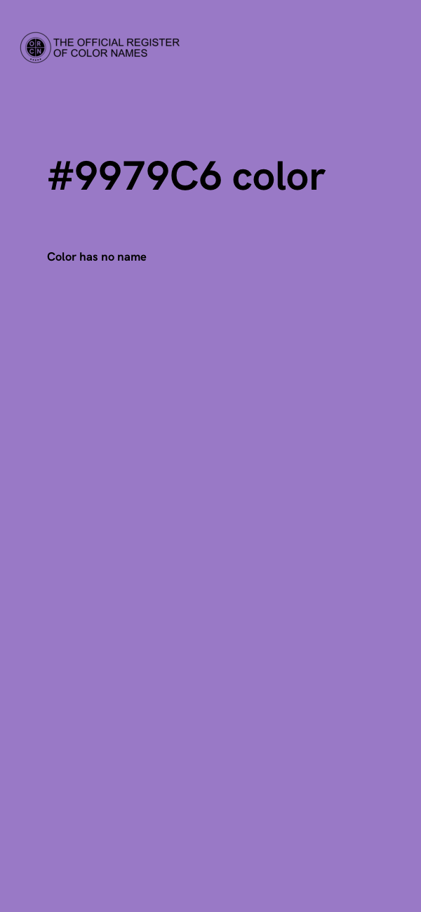 #9979C6 color image