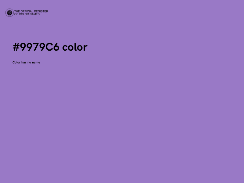 #9979C6 color image