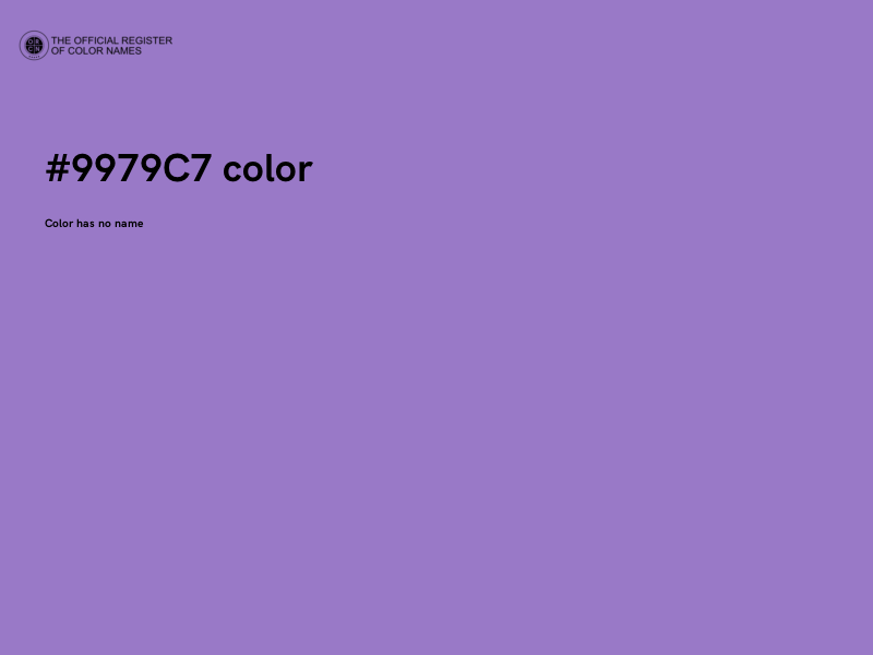 #9979C7 color image