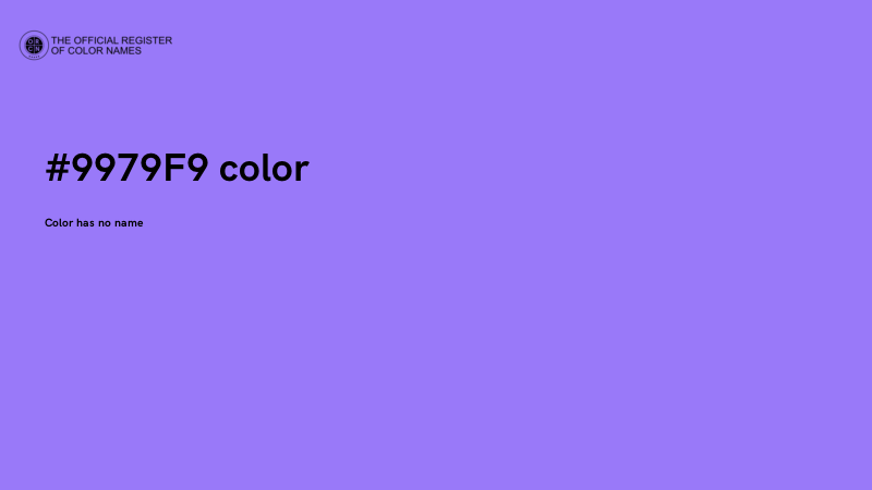#9979F9 color image