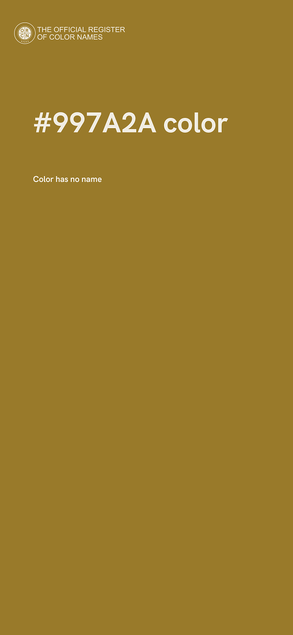 #997A2A color image
