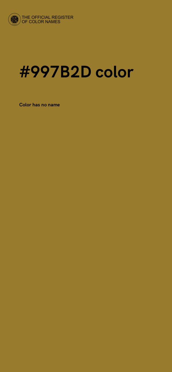 #997B2D color image