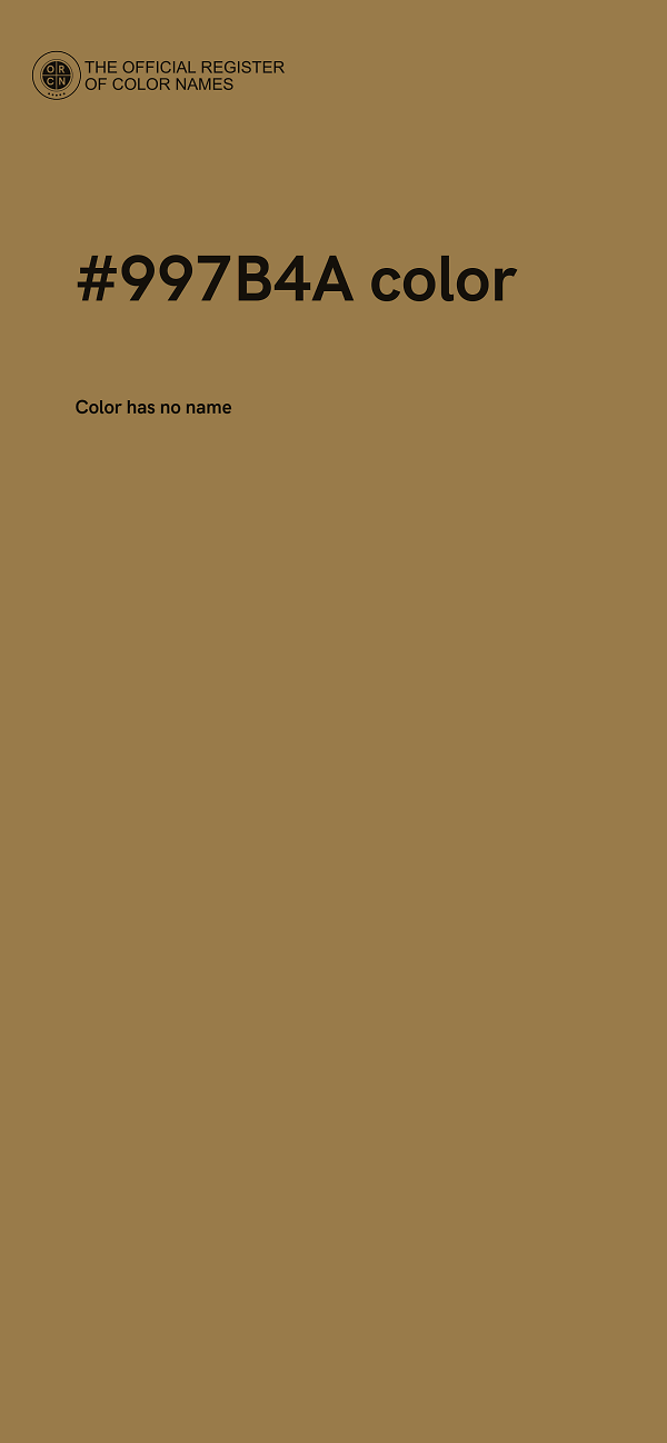 #997B4A color image