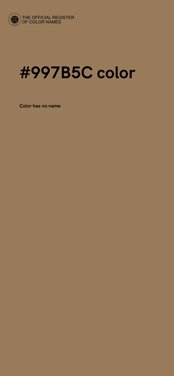 #997B5C color image