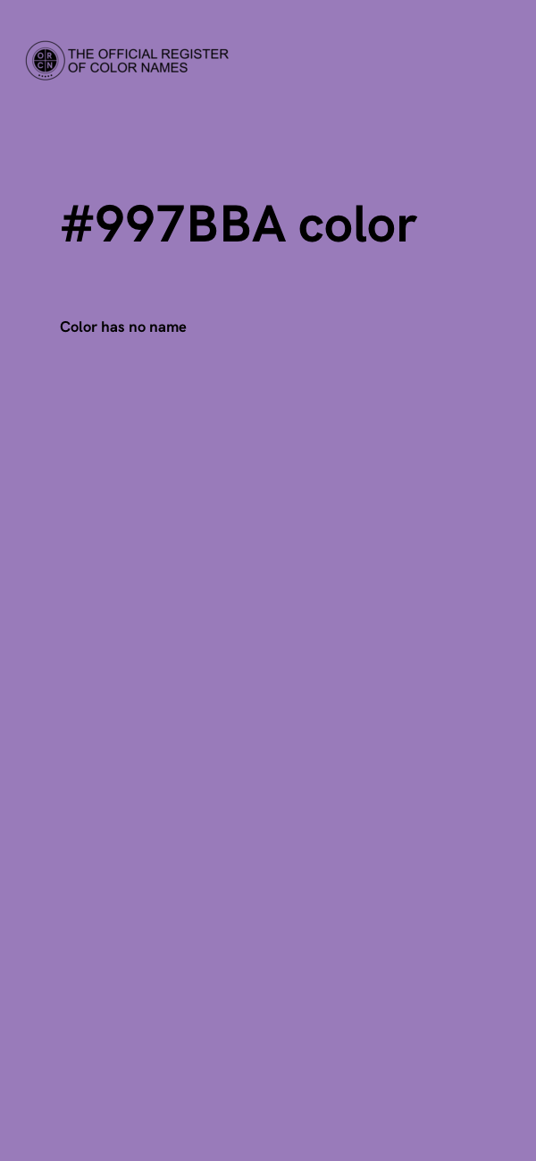 #997BBA color image