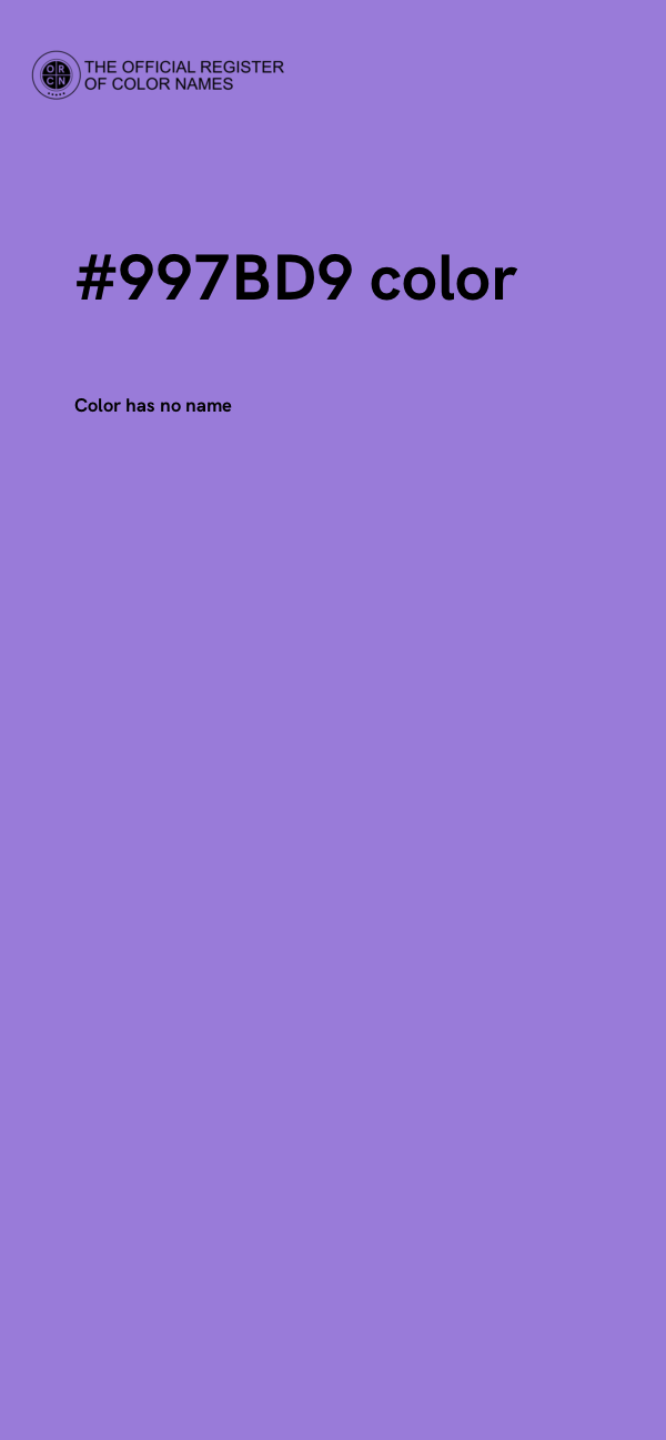 #997BD9 color image