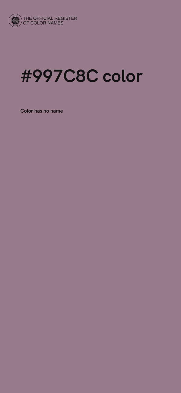 #997C8C color image