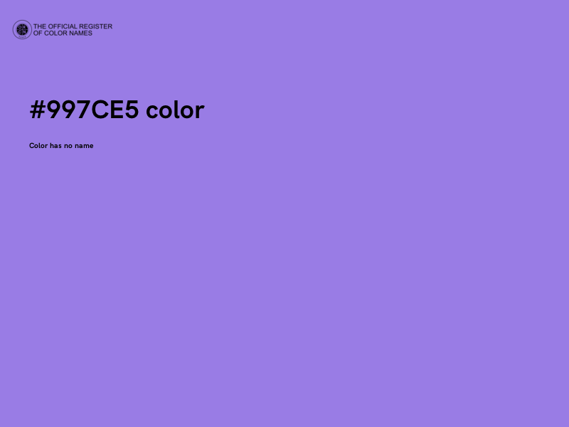 #997CE5 color image