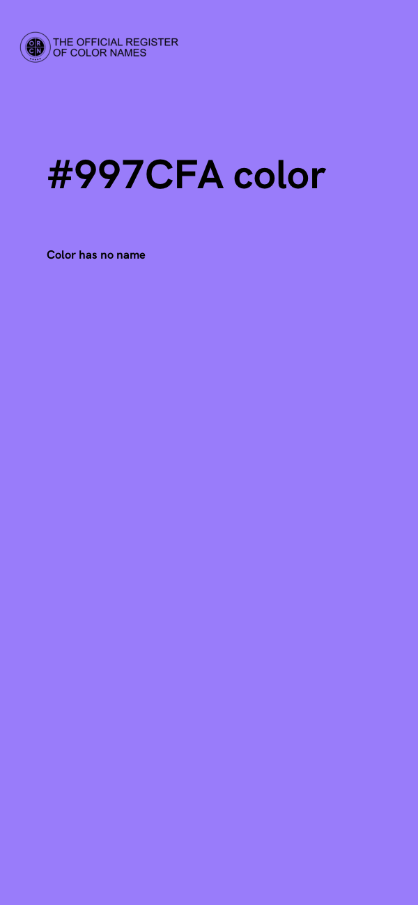 #997CFA color image