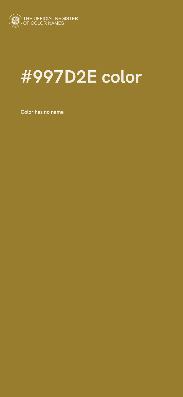 #997D2E color image
