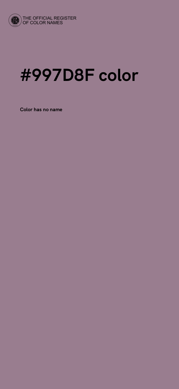 #997D8F color image