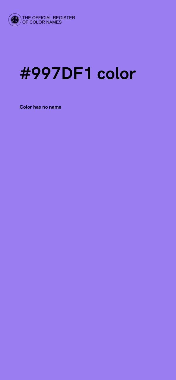 #997DF1 color image