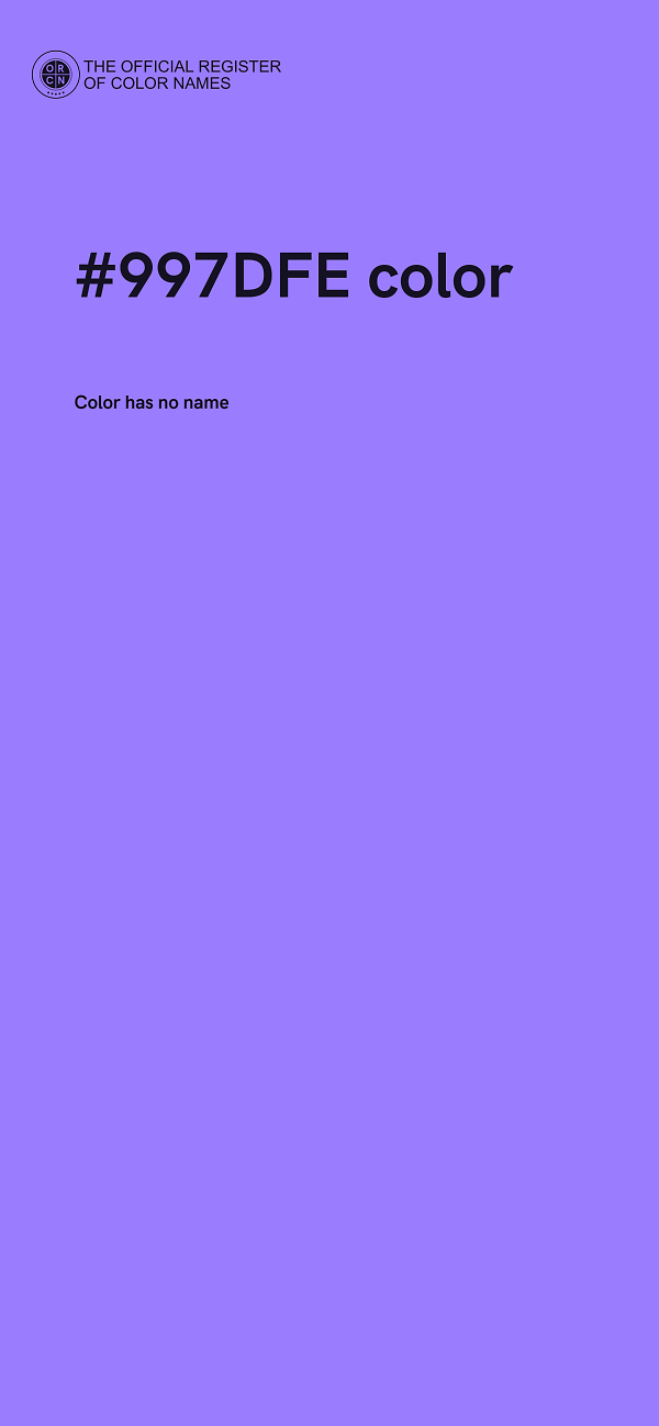 #997DFE color image
