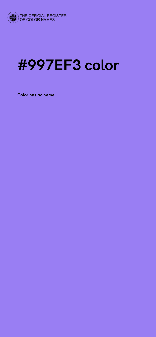 #997EF3 color image