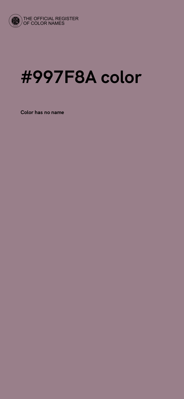 #997F8A color image
