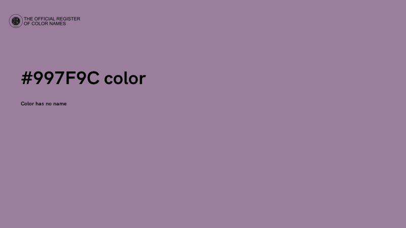 #997F9C color image