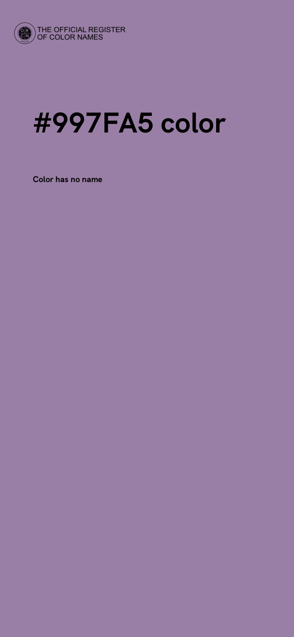 #997FA5 color image