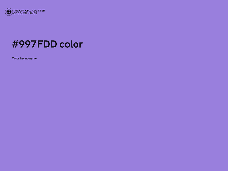 #997FDD color image